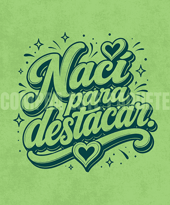 Nací para destacar — diseño cristiano premium